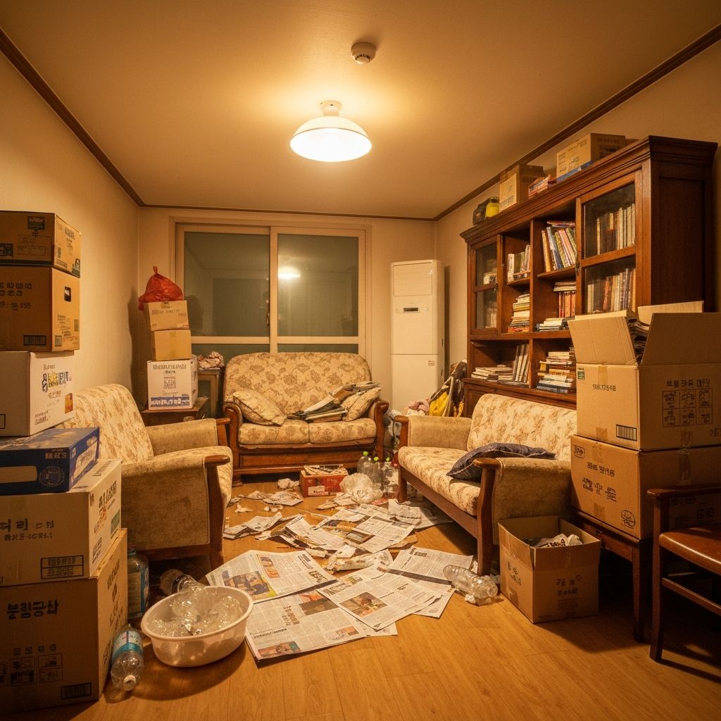 가정 폐기물처리 전